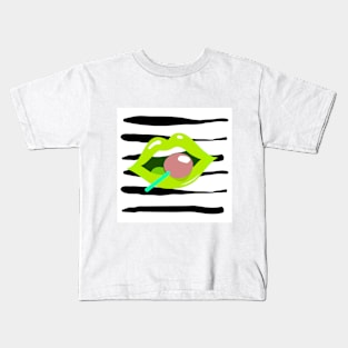 Funky Valentine lips Kids T-Shirt